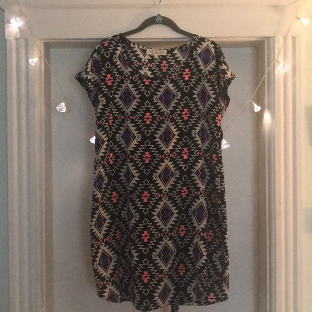 Aztec Pattern Dress